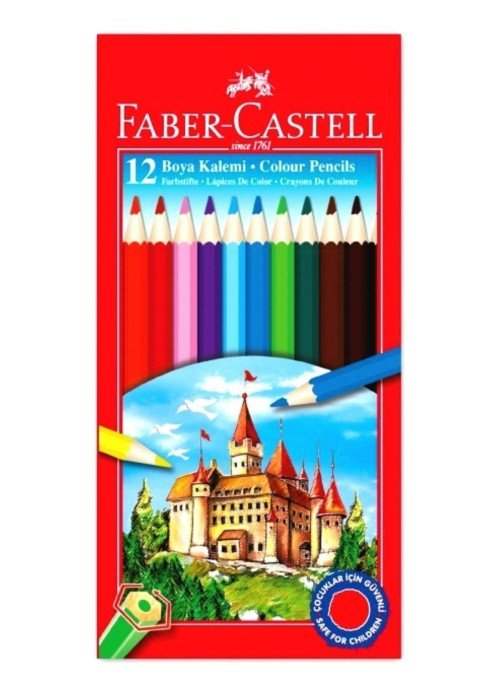 Faber-Castell 12 Renkli Boya Kalemi | Canlı Renkler – Dayanıklı Uç – Karton Kutu Faber-Castell 12 Renkli Boya Kalemi | Canlı Renkler – Dayanıklı Uç – Karton Kutu