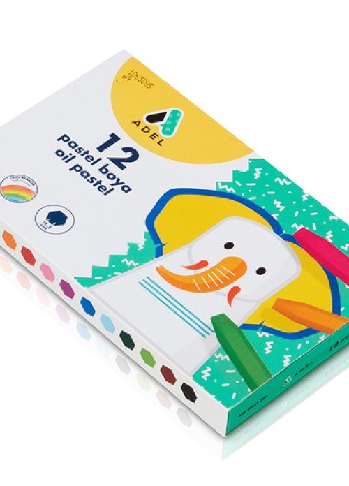 Adel 12 Renk Pastel Boya Seti | Canlı ve Yumuşak Renkler | Çocuklar İçin Güvenli Adel 12 Renk Pastel Boya Seti | Canlı ve Yumuşak Renkler | Çocuklar İçin Güvenli
