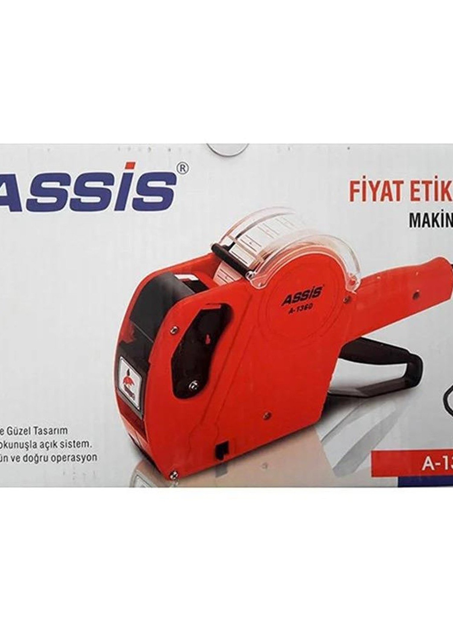 Assis A-1360 Fiyat Etiketleme Makinesi | Tek Satır, Dayanıklı ve Ergonomik Tasarım Assis A-1360 Fiyat Etiketleme Makinesi | Tek Satır, Dayanıklı ve Ergonomik Tasarım