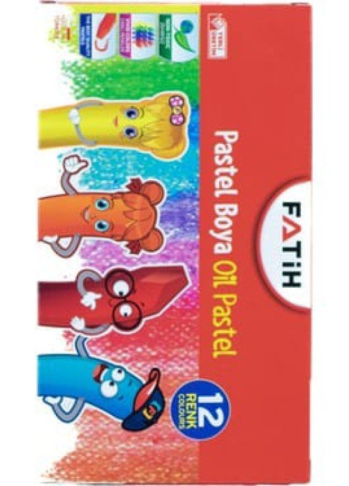 Fatih 12 Renk Yağlı Pastel Boya Seti (Oil Pastel) - Canlı ve Yumuşak Fatih 12 Renk Yağlı Pastel Boya Seti (Oil Pastel) - Canlı ve Yumuşak