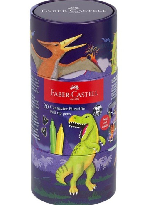 Faber-Castell 20 Renk Connector Keçeli Kalem Seti - Birleştirilebilir Uçlar ve Tüp Ambalaj Faber-Castell 20 Renk Connector Keçeli Kalem Seti - Birleştirilebilir Uçlar ve Tüp Ambalaj