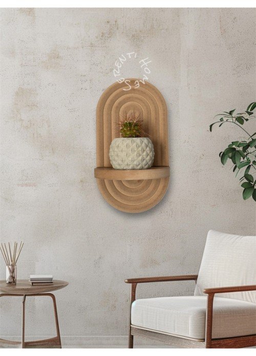 Dekoratif Duvar Rafı