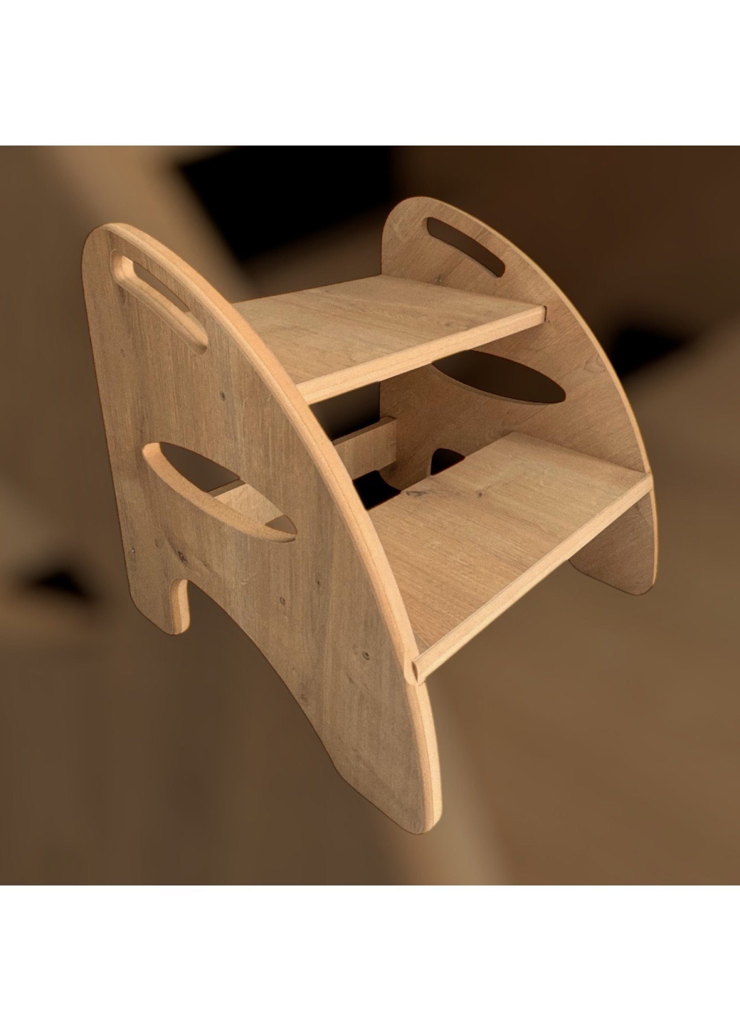 Montessori Çocuk ve Yetişkin Basamak/Tabure/Yükseltici