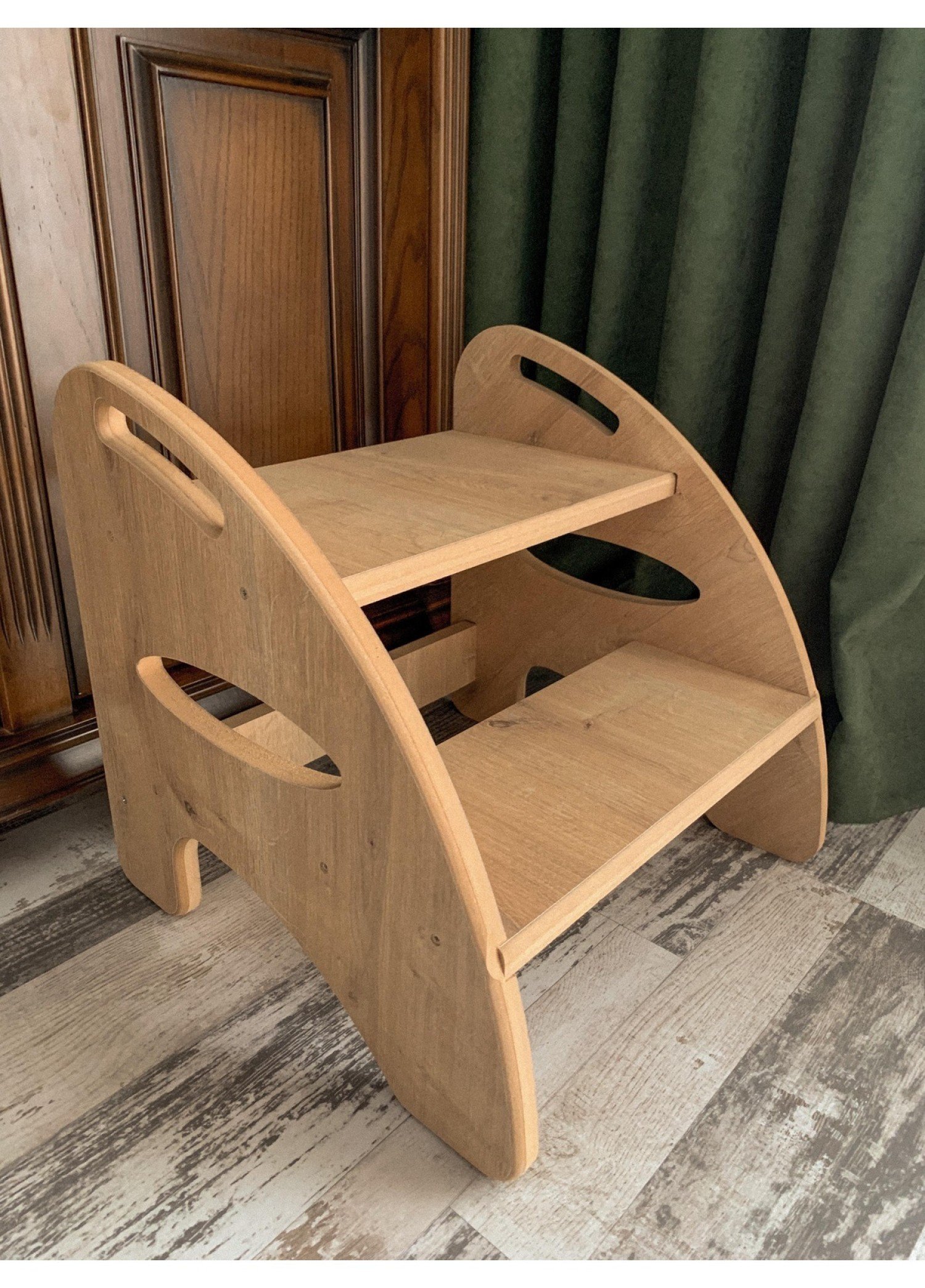 Montessori Çocuk ve Yetişkin Basamak/Tabure/Yükseltici