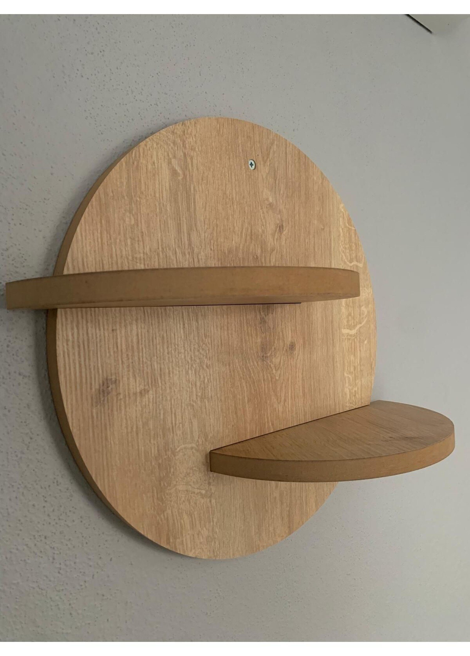 Yuvarlak Duvar Rafı