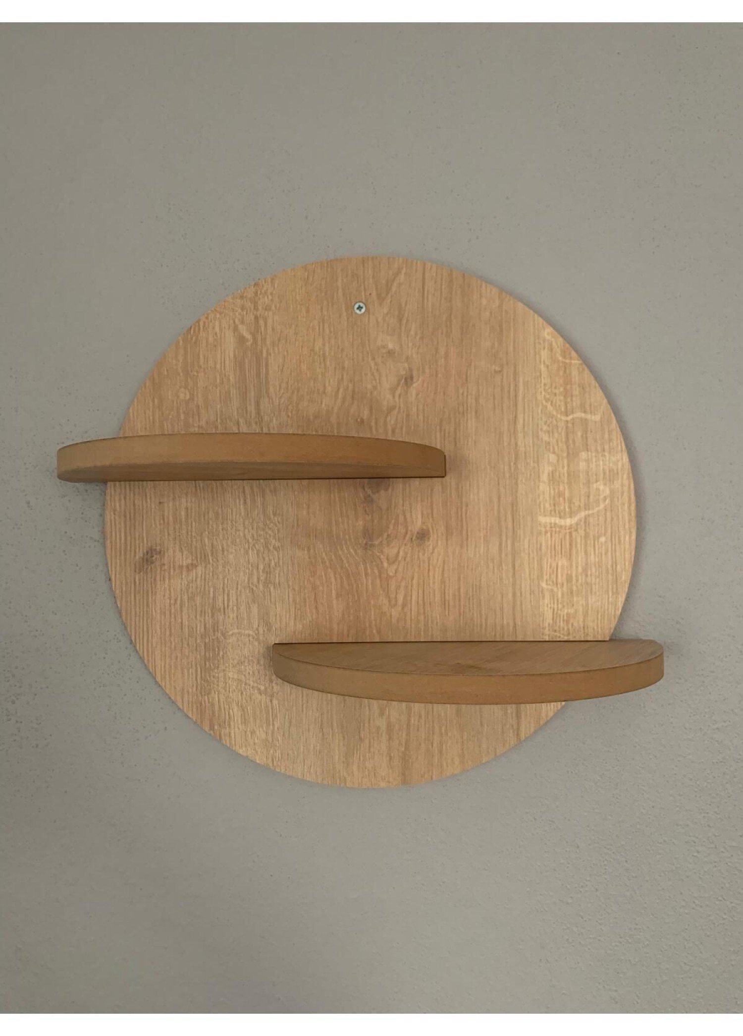 Yuvarlak Duvar Rafı