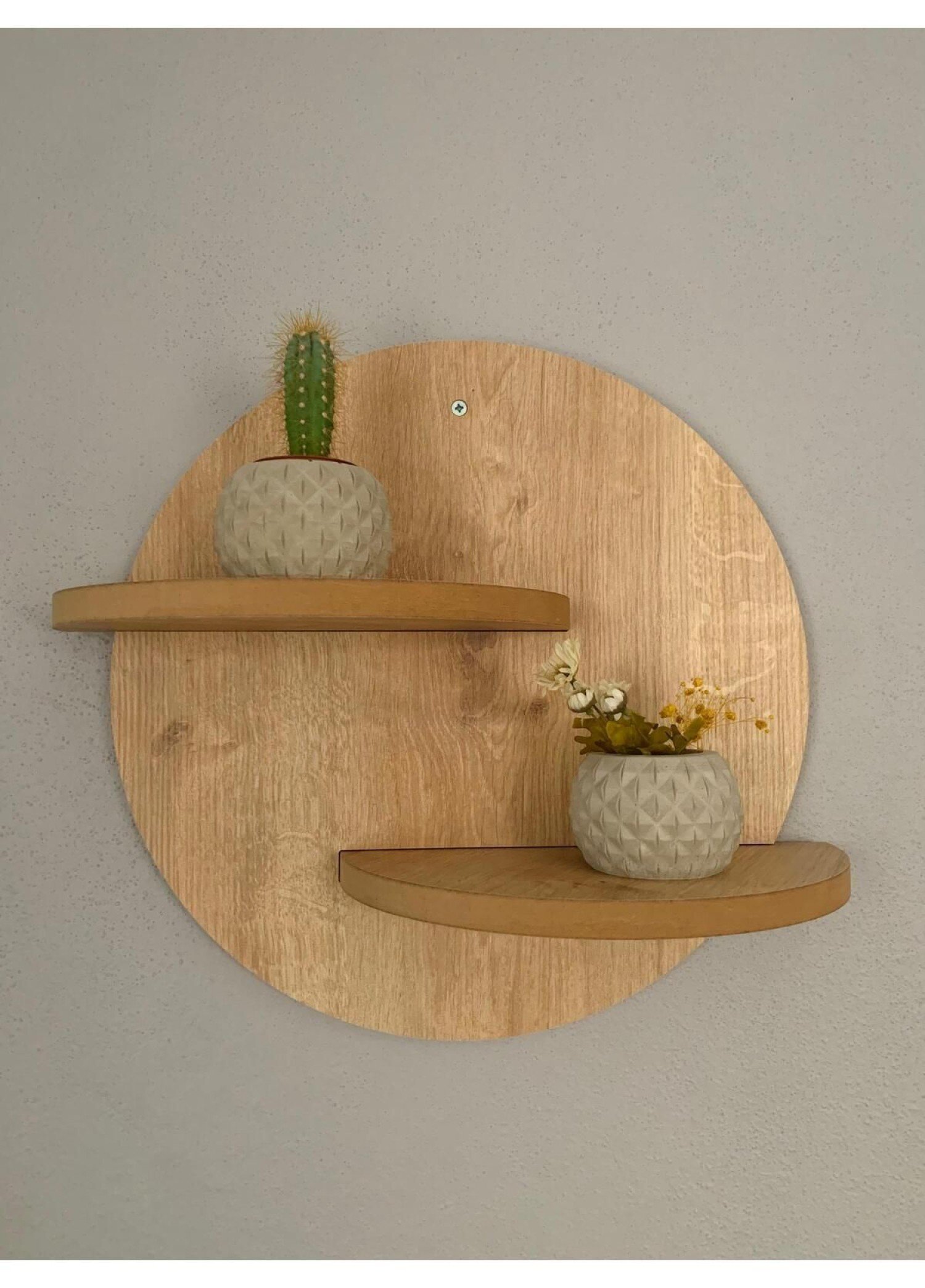 Yuvarlak Duvar Rafı Yuvarlak Duvar Rafı